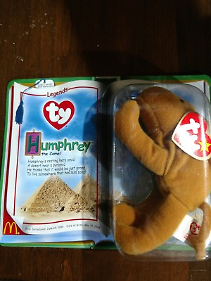 #ad Humphrey the Camel Retired Authentic Ty Beanie Baby Orig Packaging McDonalds $850.00