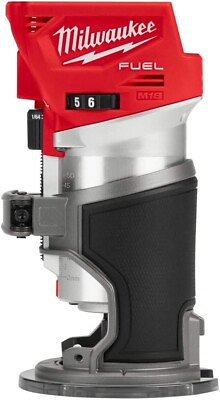 #ad Milwaukee 2723 80 M18 FUEL Cordless Compact Trim Router Reconditioned $139.00