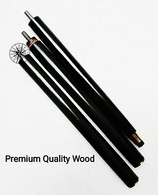 #ad Set Of 3 Vintage Wooden Walking Stick Stick Only For Handle Wooden Stick Gift $60.16