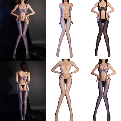#ad US Women#x27;s Lingerie Mesh Dress Babydoll Underwear Nightwear Sleepwear Bodysuit $12.21