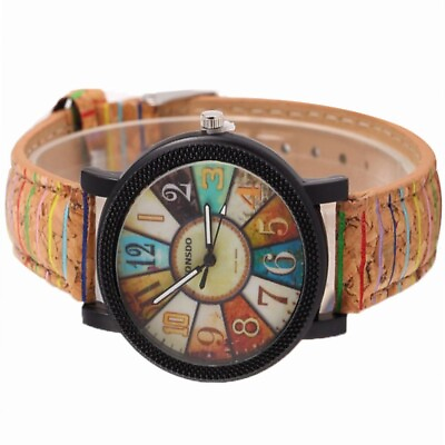 #ad Ladies Wrist Watches Watch Quartz Analogue Women Wristwatch Leather Strap Casual $8.54