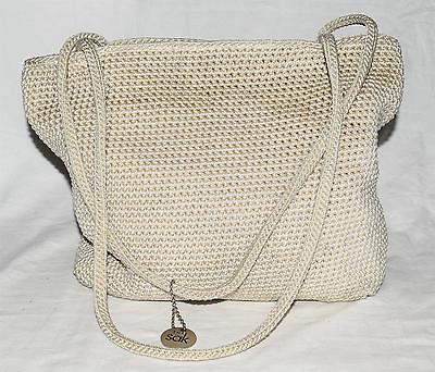 #ad The Sak Creamy White Crochet Knit Shoulder Bag $34.99