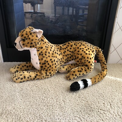 #ad Wild Republic Cheetah Large Plush Stuffed Animal Jumbo Approximately 30 Inches $39.99