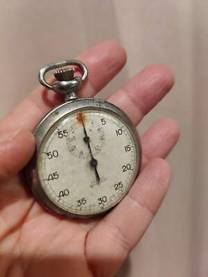 #ad Vintage Galco Shockproof Pocket Watch Untested For Parts $16.99