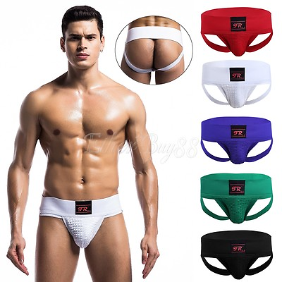 #ad US Sexy Men Jockstrap Sport Bikini Thong Athletic Supporter Briefs Underwear $5.88