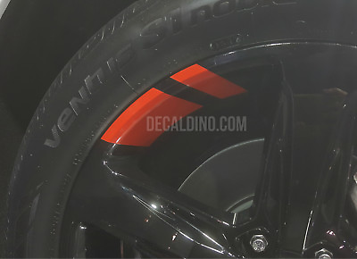 #ad Wheel Stripes Hash Marks Fits Camaro Chevy Redline Rim Stickers Cruze Decals $19.99
