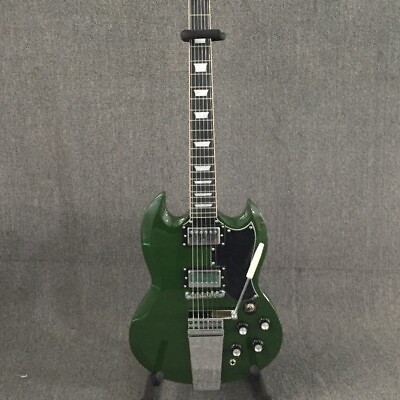 #ad Inverness Green SG Custom Electric Guitar H H Pickups Tremolo Goods in Stock $319.00
