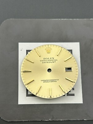 #ad Rolex 36mm Oyster Perpetual Datejust Champagne Factory Dial $250.00