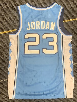#ad Michael Jordan UNC Tar Heels Basketball Stitched Kids Youth Med Stitched Jersey $49.99