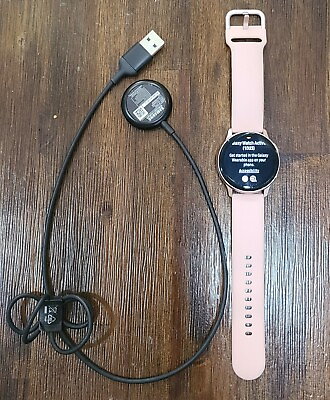 #ad Samsung Galaxy Active 2 Smartwatch 40mm Pink Gold $89.00