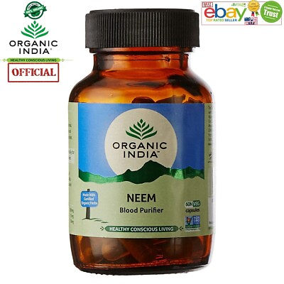 #ad Organic India Neem Exp.2025 USA OFFICIAL Care Immunity Skin 5 day World Delivery $15.99