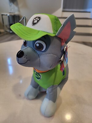#ad Paw Patrol Plush 8quot; Stuffed Animal Toy Rocky Recycle Pup Dog Spin Master $8.55