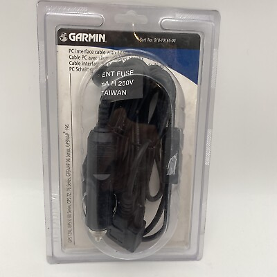 #ad Garmin PC Interface Cable With 12 Volt Cigarette Adapter Part # 010 10165 00 $14.99