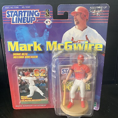 #ad Hasbro Mark McGwire Starting Line Up Convention Baseball Action Figure Year 1999 $21.33