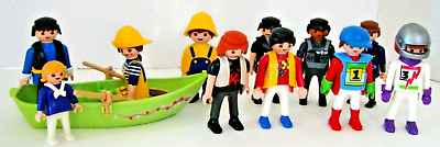 #ad Playmobil Figures 10 Adults 1 Child Row Boat 2017 1997 1981 Mixed Lot C $25.99