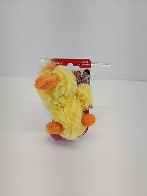 #ad KONG Dr. Noyz PLATY Duck SMALL Low Stuffing Squeaker Plush Noys Dog Toy Squeaky $9.00
