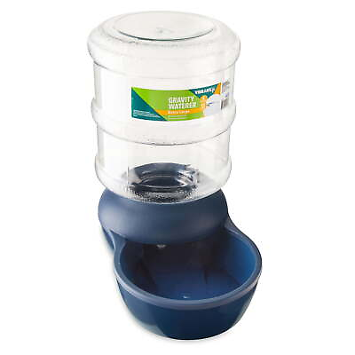 #ad Gravity Pet Waterer Blue x Large for Dogs and Cats 4 Gallons $22.36
