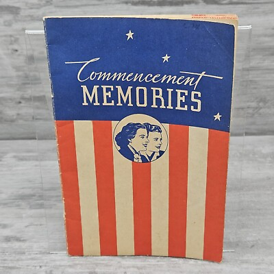 #ad WWII High School Commencement Booklet Nazareth High School Nazareth PA 1943 $13.49