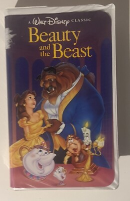 #ad Beauty and The Beast VHS 1992 Walt Disney#x27;s Black Diamond $5.99