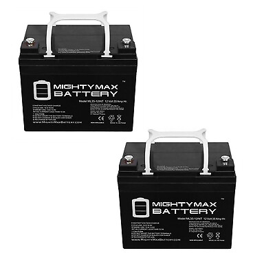 #ad Mighty Max 12V 35AH SLA INT Battery Replacement for Pride Jazzy Scooter 2 Pack $149.99