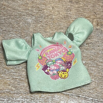 #ad Sanrio Hello Kitty And Friends Fashion Barbie Doll Shirt Ruffles Sleeve 2x2.5quot; $9.09