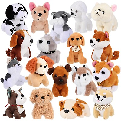 #ad Aoriher 18 Pcs Mini Plush Dog Bulk Puppy Stuffed Animals Small Stuffed Dogs C... $76.74