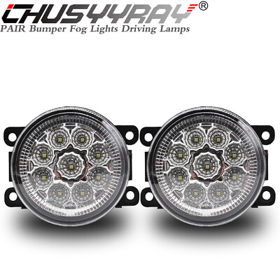 #ad Pair of LED Bumper Lamp Fog Light For Nissan Frontier 2005 2019 PC Clear Lens $57.49