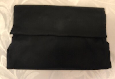 #ad Lady Buxton Evening Wear Black Clutch Wallet 1950s Excellent $59.00