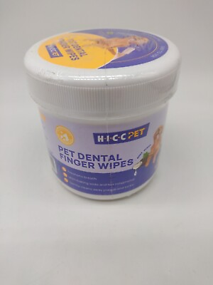 #ad HICC PET Teeth Cleaning Wipes for Dogs amp; Cats Remove Bad Breath by Removing Pla $19.90