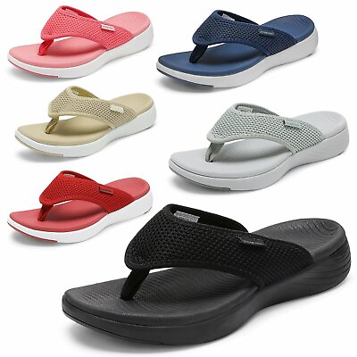 #ad Womens Ladies Flip Flops Arch Support Soft Cushion Thong Sandals Summer Slippers $29.99