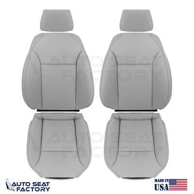 #ad Replacement Fits 2004 2009 Saab 9 3 Driver Passenger Gray Vinyl Seat Covers $284.52