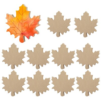 #ad Wooden Leaf Cutouts for Crafts Unfinished Halloween Thanksgiving Ornaments to... $21.96