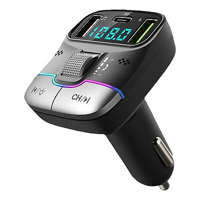 #ad Car Wireless MP3 Player Fast Charge Wireless FM Transmitter Radio Receiver $21.24