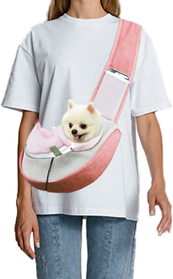 #ad FEimaX Pet Dog Sling Carrier Puppy Pet Slings Bag for Small Dogs Cats Satchel Ca $25.67