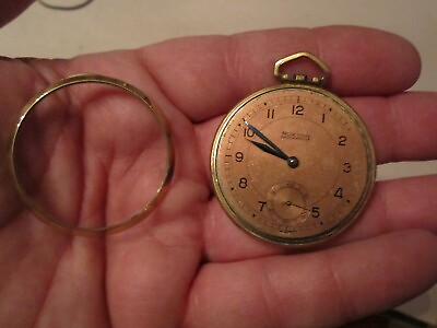 #ad VINTAGE RUXTON SHOCKPROOF POCKET WATCH NOT WORKING OFC 13 $143.00