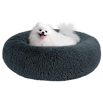 #ad Coospdd Small Dog Bed Anti Anxiety Calming Dog Bed Warming Cozy Soft Donut Do... $35.11