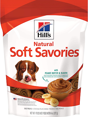 #ad Hill#x27;S Soft Dog Treats Soft Savories w Peanut Butter amp; Banana Healthy Treats $11.43