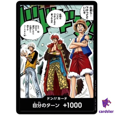 #ad Luffy Kid Law DON Parallel 3 Captain Set of One Piece Card Japan $3.59