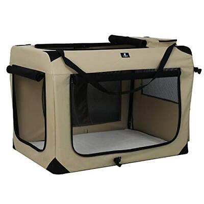 #ad 3 Door Folding Soft Dog Crate Indoor amp; Outdoor Pet Home Multiple Sizes and ... $83.52