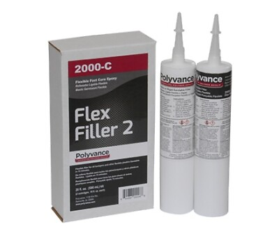 #ad Polyvance 2000 C 2 Part Flex Filler Cartridge Kit 20 fl oz Cartridge Liquid $51.54