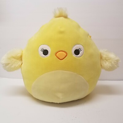 #ad Squishmallows Yellow Spring Easter Chick Plush Eyelashes Stuffed Animal 13quot; $16.95