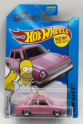 #ad Hot Wheels THE SIMPSONS FAMILY CAR New for 2015 HW City Tooned $14.99