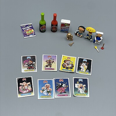 #ad Garbage Pail Kids Micro Mini Figures Lot Ailin Al Bronze Chase And More Series 1 $40.00