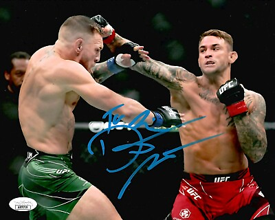 #ad Dustin Poirier autographed signed inscribed 8x10 photo UFC JSA $55.99