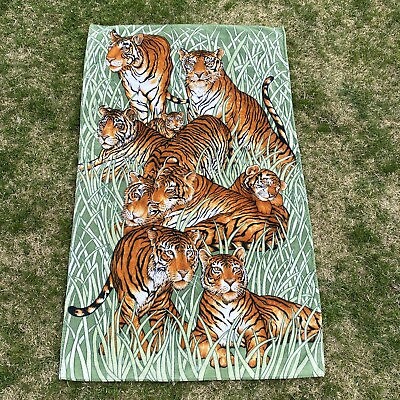 #ad Terrisol Beach Extra Large Beach Bathroom Towel Tigers 65quot;x39quot; Over 5x3 Feet $75.99