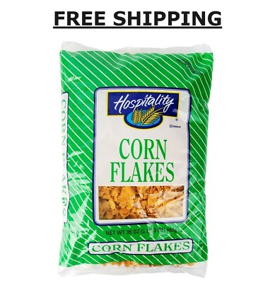 #ad Case of 4 35 oz. Bag Corn Flakes Crunchy Cereal Breakfast Baking Ingredient $53.70
