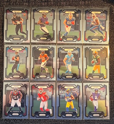 #ad 2023 Panini Prizm Football ROOKIES Complete Your Set You Pick Card #301 400 PYC $1.25