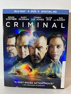 #ad Criminal Blu ray DVD 2016 With Slipcover Open Item $2.99
