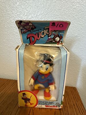 #ad Vintage Simba Disney Duck Tales Scrooge McDuck Figure NIB 598 2839 4.5” Rare $49.99