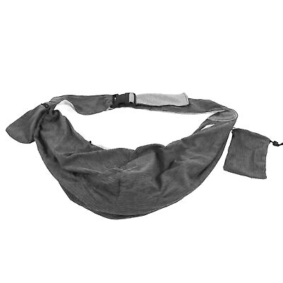 #ad Dog Sling Carrier Escape Proof Large Space Pet Carrier Bag Dark Gray New $21.42